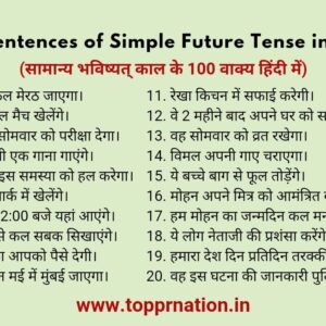 100 Sentences of Simple Past Tense in Hindi (Examples)